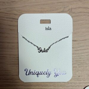 NWT - Isla Name Necklace